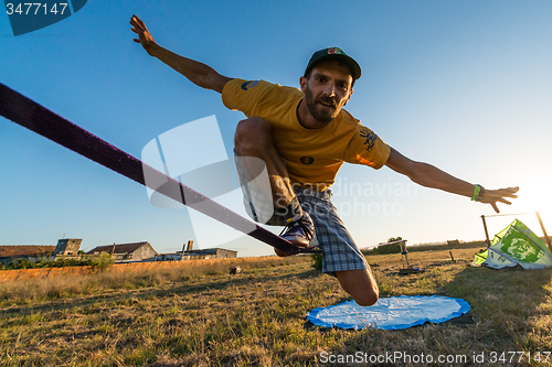 Image of Andre antunes Slackline performance