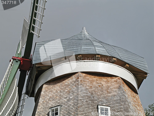 Image of Close-up of a windmill