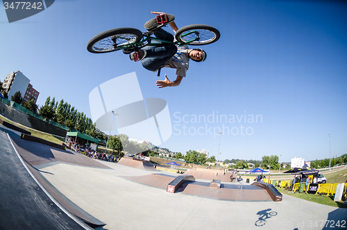 Image of Carlos Iglesias during the DVS BMX Series 2014 by Fuel TV