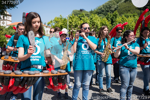 Image of Galameao de Plastico performed by Orquestra Criativa de Santa Ma