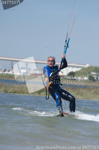 Image of Francisco Costa kitesurfing