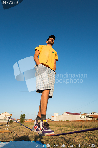 Image of Andre antunes Slackline performance