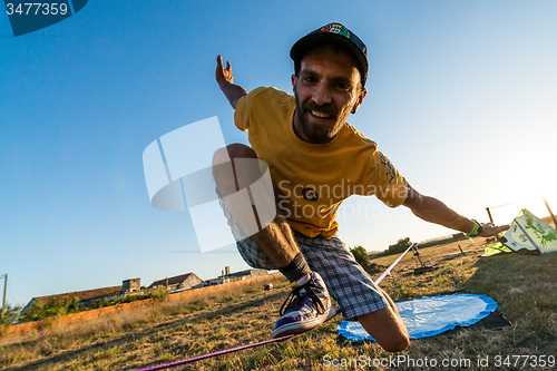 Image of Andre antunes Slackline performance