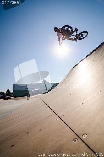 Image of Sauro Agostinho during the DVS BMX Series 2014 by Fuel TV