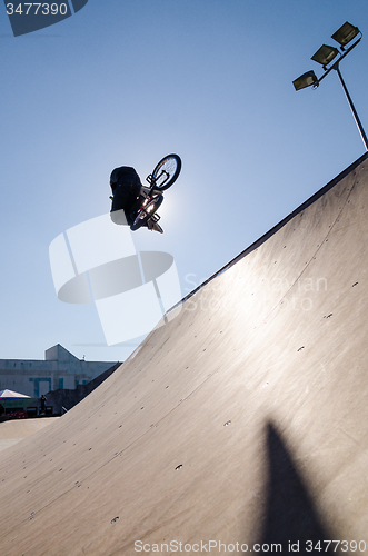 Image of Rodrigo Vicente during the DVS BMX Series 2014 by Fuel TV