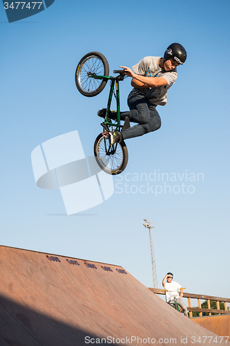 Image of Carlos Iglesias during the DVS BMX Series 2014 by Fuel TV