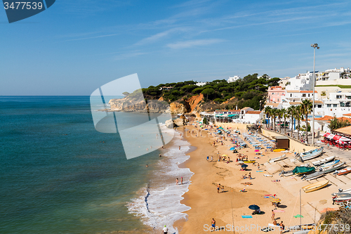 Image of Olhos de agua beach in Albufeira, Portugal