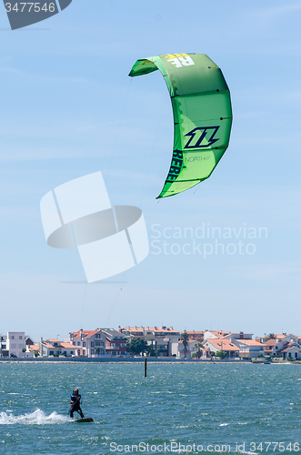 Image of Francisco Costa kitesurfing