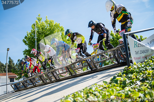 Image of Racing start during trainings