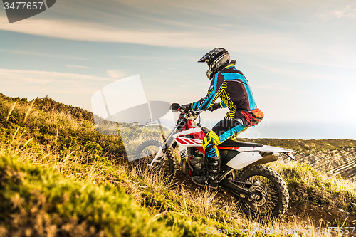 Image of Enduro bike rider