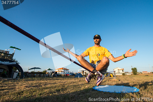 Image of Andre antunes Slackline performance