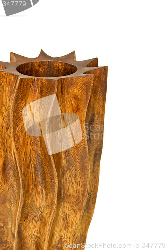 Image of Wooden vase