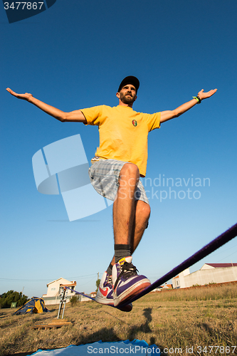 Image of Andre antunes Slackline performance