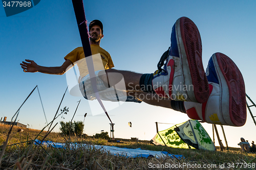 Image of Andre antunes Slackline performance