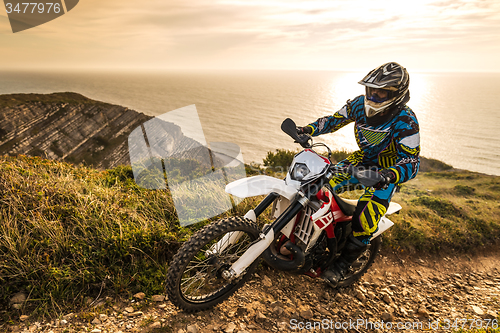 Image of Enduro bike rider