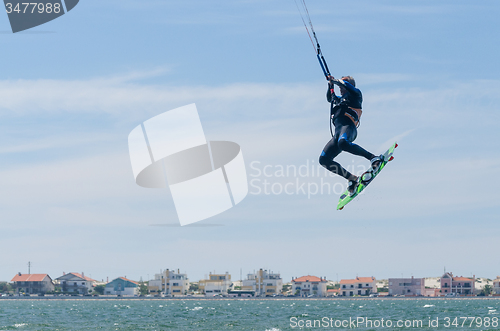 Image of Francisco Costa kitesurfing