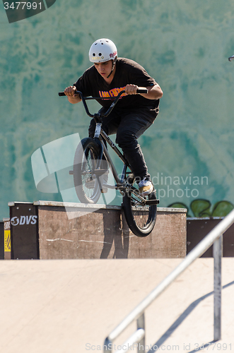 Image of Bruno Silva during the DVS BMX Series 2014 by Fuel TV