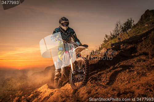 Image of Enduro bike rider