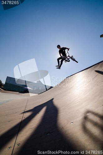 Image of Rodrigo Vicente during the DVS BMX Series 2014 by Fuel TV