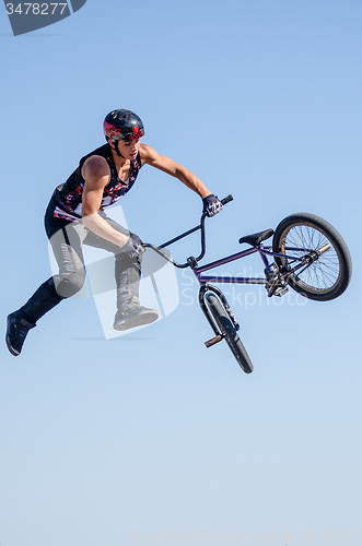 Image of Louis Carvalho during the DVS BMX Series 2014 by Fuel TV