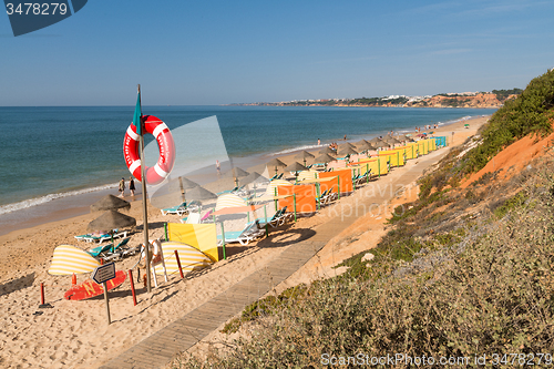 Image of Falesia beach in Albufeira, Portugal