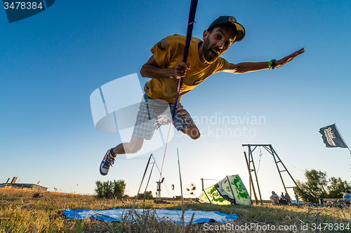 Image of Andre antunes Slackline performance