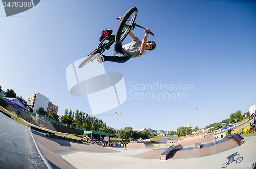 Image of Carlos Iglesias during the DVS BMX Series 2014 by Fuel TV