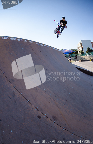 Image of Rodrigo Vicente during the DVS BMX Series 2014 by Fuel TV