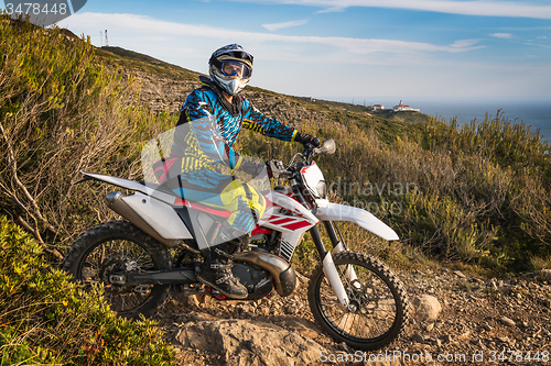 Image of Enduro bike rider