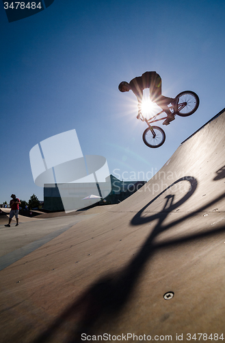 Image of Rodrigo Vicente during the DVS BMX Series 2014 by Fuel TV