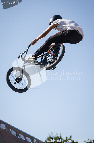 Image of Sauro Agostinho during the DVS BMX Series 2014 by Fuel TV