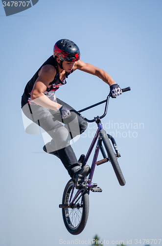 Image of Louis Carvalho during the DVS BMX Series 2014 by Fuel TV