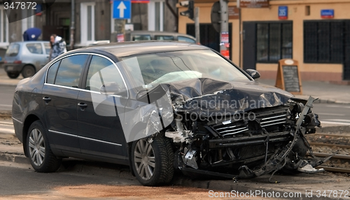 Image of street accident