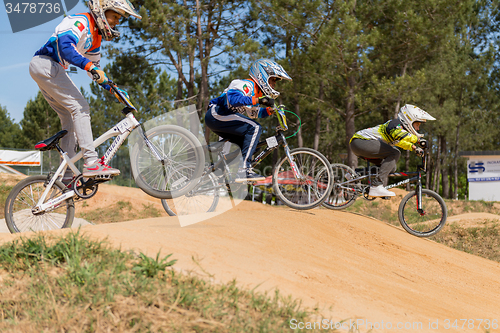 Image of School riders during competition