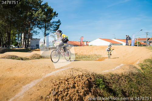 Image of Ivan Pedrosa leading the race