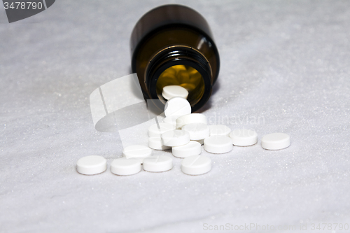 Image of   pills, close-up