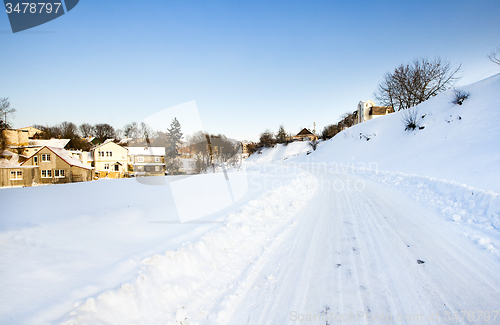 Image of the winter road 