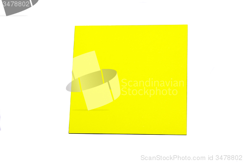 Image of   yellow sheet for records