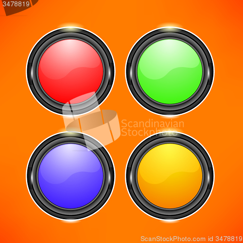 Image of Colorful Buttons