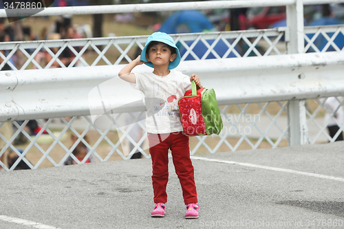 Image of Syrian refugee child in Belgrade