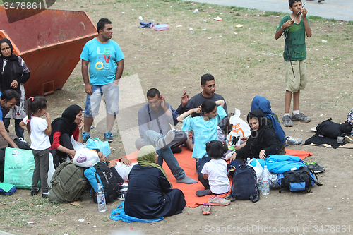 Image of Refugees in Serbia