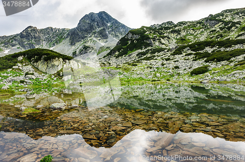 Image of Mountain lake in Retezat, Romania, Europe