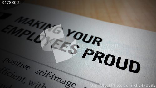 Image of Make your employee proud