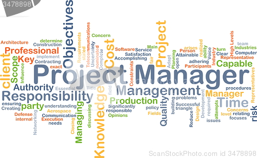 Image of Project manager background concept