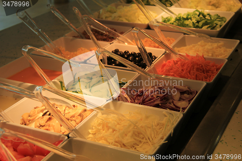 Image of salad buffet