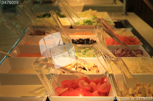 Image of salad buffet