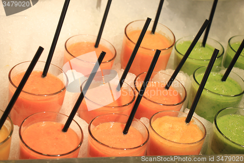 Image of Smoothies on ice