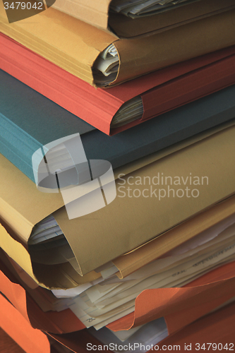 Image of Stacked office files