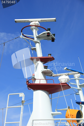 Image of Fish trawler in harbor