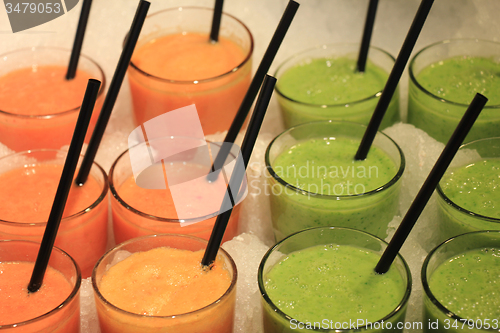 Image of Smoothies on ice